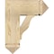 Ekena Millwork Funston Arts and Crafts Rough Sawn Bracket w/ Offset Brace, Douglas Fir, 8"W x 18"D x 22"H BKT0806X18X22FST03RDF - alternate 4